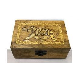 CAJA madera Elefante